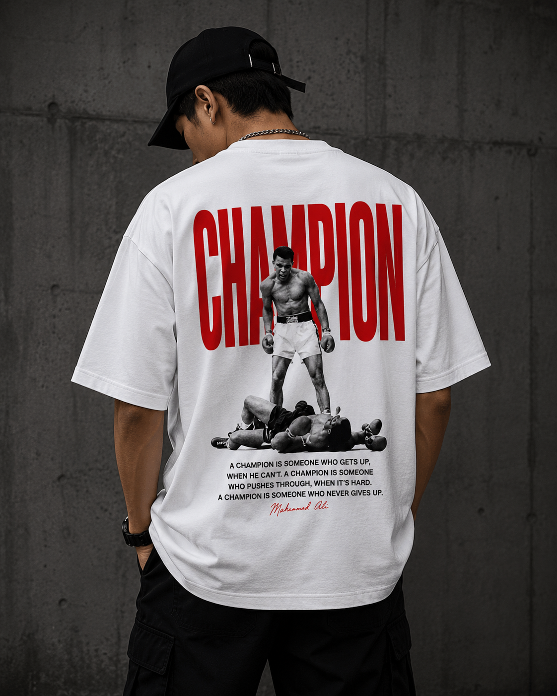 XIII ERA – Champion Mindset- Unisex Terry Oversized Tee