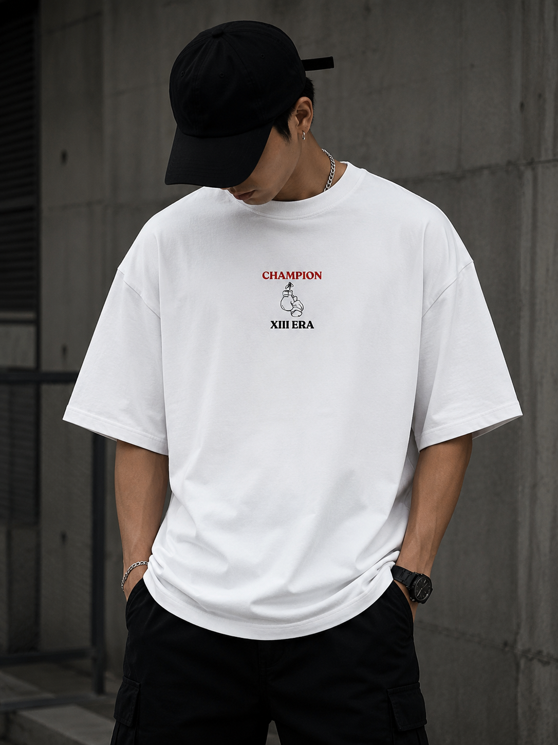 XIII ERA – Champion Mindset- Unisex Terry Oversized Tee