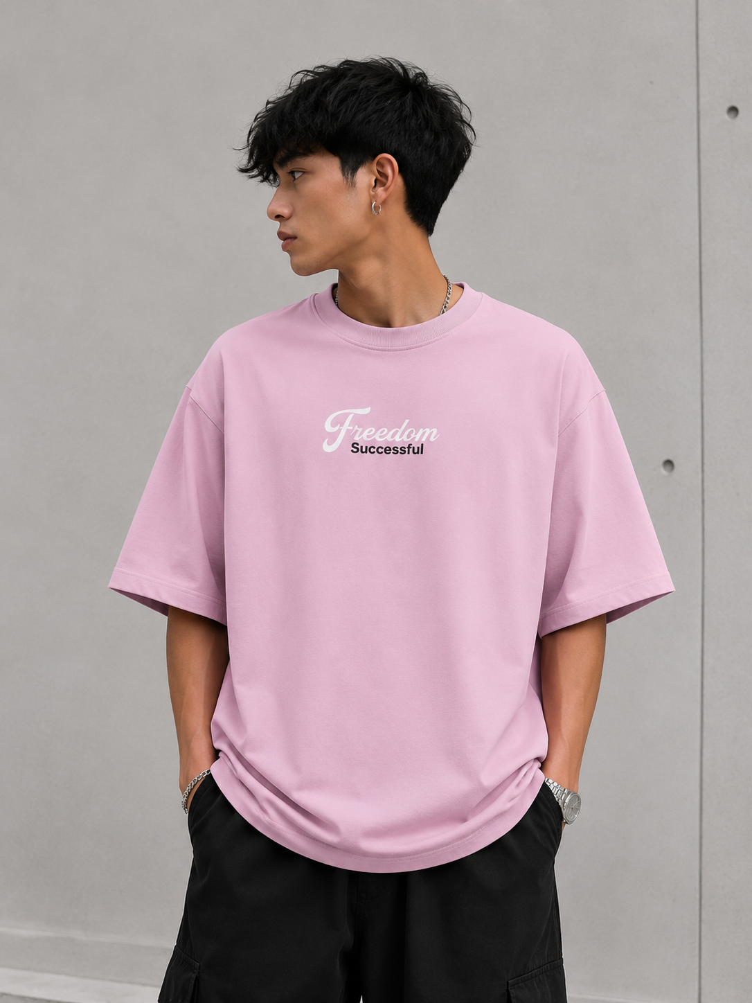 XIII ERA – Freedom Successful 
Unisex Terry Oversized Tee