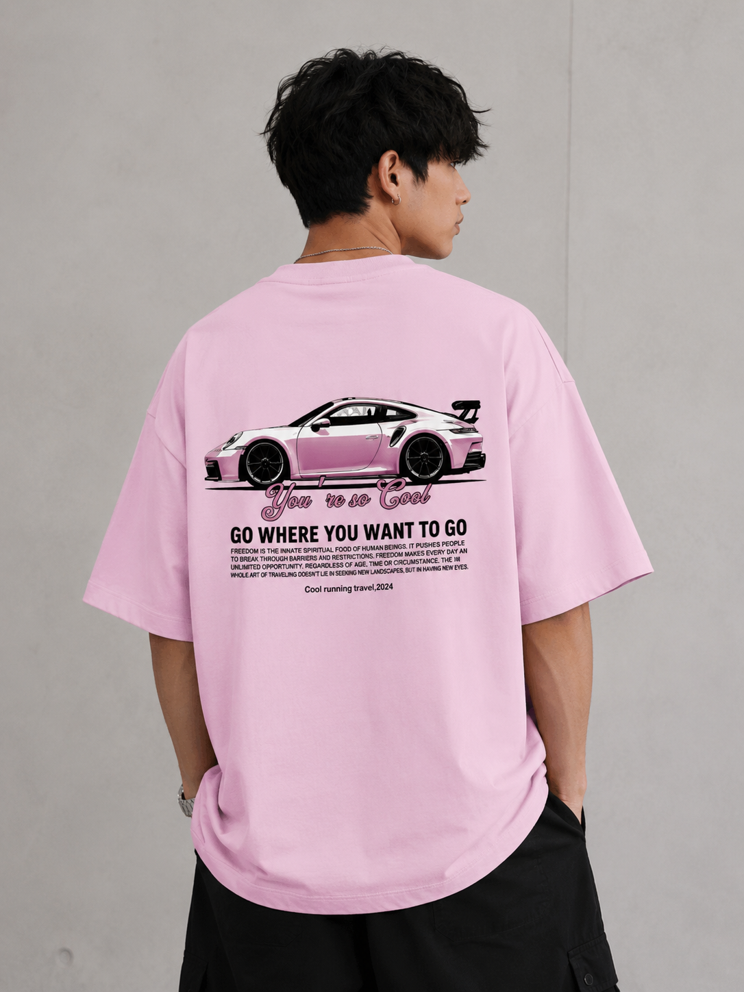 XIII ERA – Freedom Successful 
Unisex Terry Oversized Tee