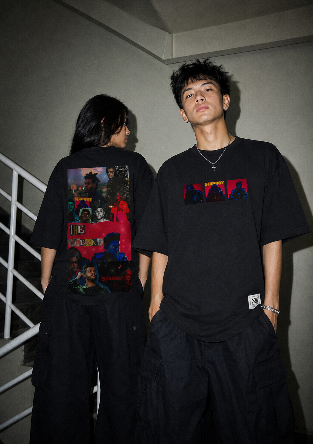 XIII ERA × Starboy Oversized Tee – Midnight Edition