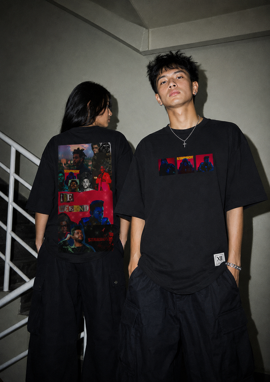 XIII ERA × Starboy Oversized Tee – Midnight Edition