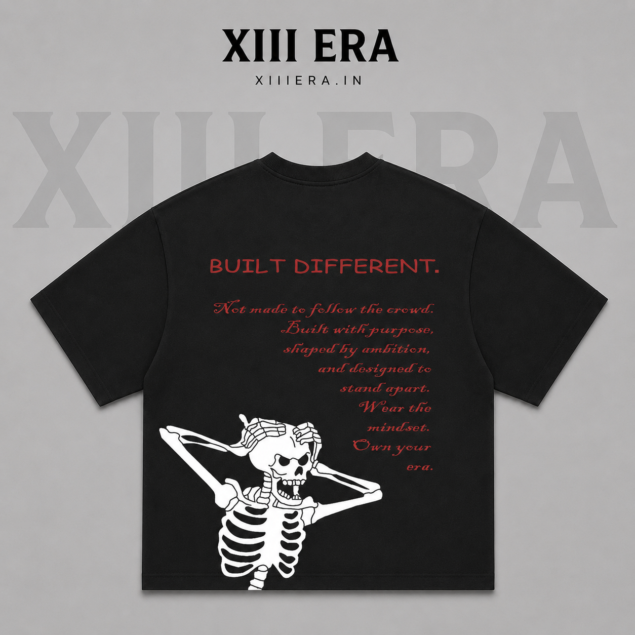 Built Different – Oversized Graphic Tee